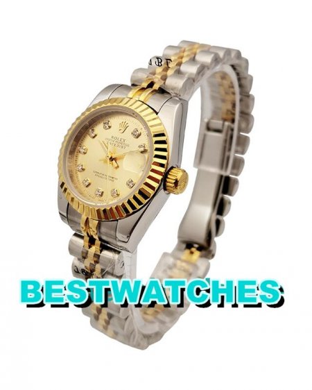 Cheap AAA Rolex Replica Best China Replica Lady-Datejust 69173 - 26 MM