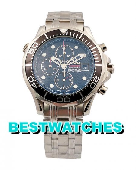 AAA Omega Replica Watches Seamaster Chrono Diver 213.30.42.40.01.001 - 41.5MM